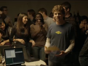 facebook la pelicula en globos de oro